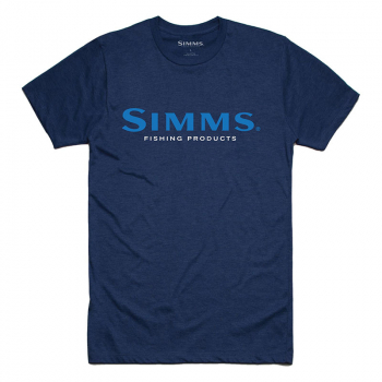 SIMMS T-Shirt Logo - Dark Moon Heather